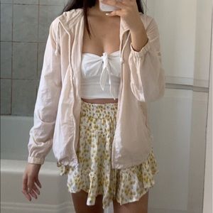 brandy melville link pink windbreaker